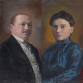 Odstiranja: Fran Klemenčič, Portret dr. Franca Derganca in Portret Hede Derganc