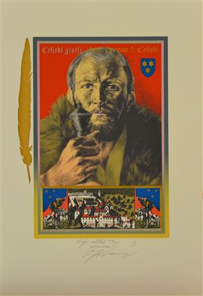 Rudi Španzel - Grafična mapa Grofje Celjski