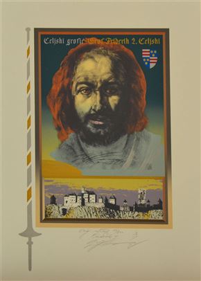 Rudi Španzel - Grafična mapa Grofje Celjski