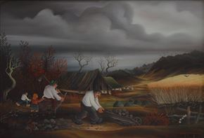 Slovenec Konrad Peternelj - Za vasjo