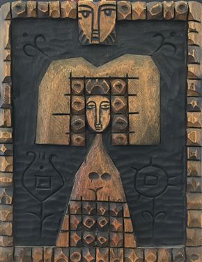 Tone Lapajne - Brez naslova (portret ženske)