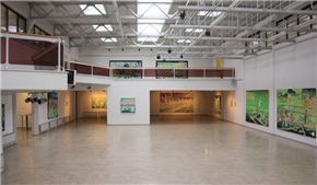 Uroš Weinberger. Slike in risbe (velika galerija)/ 20 let likovnih delavnic v Galeriji Murska Sobota (mala galerija)
