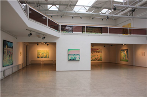 Uroš Weinberger. Slike in risbe (velika galerija)/ 20 let likovnih delavnic v Galeriji Murska Sobota (mala galerija)