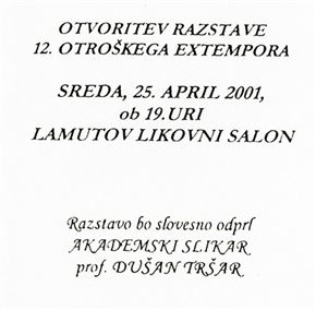 Več avtorjev - 12. otroški extempore