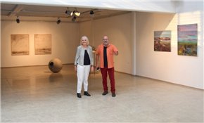 VIKTOR SCHECK. Slike / BABETTE UEBERSCHÄR. Skulpture