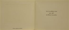 Zoran Mušič - Voščilnica (Carte de voeux)